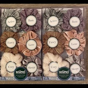 Scunci 6 Scrunchies Each Box Sets Bundle